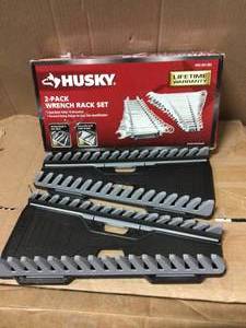 16-Piece Wrench Rack (2-Pack) by Husky&nbsp&nbspCustomer Returns Open Box See pictures