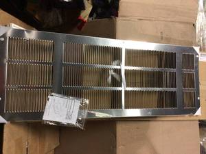 42 in. x 16 in. Rear Aluminum Stamped Grille&nbsp&nbspCustomer Returns Open Box See pictures