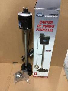 13 HP Cast Iron Pedestal Sump Pump by Superior Pump&nbsp&nbspCustomer Returns Open Box See pictures