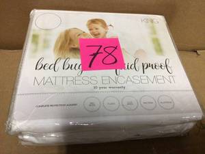 Premium Queen Bed Bug and Spill Proof Zippered Microfiber Mattress Protector&nbsp&nbspCustomer Returns Open Box See pictures