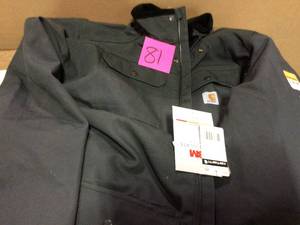 Mens XX-Large Tall Shadow Cotton Field Coat by Carhartt&nbsp&nbspCustomer Returns Open Box See pictures