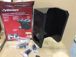 15 in. W Power Tool Holder by Husky&nbsp&nbspCustomer Returns Open Box See pictures