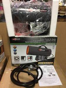 30K-60K BTU LP Forced Air Propane Portable Heater by Dyna-Glo Delux&nbsp&nbspCustomer Returns Open Box See pictures