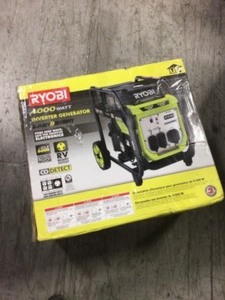 Ryobi 4000-Watt Gasoline Powered Digital Inverter Generator see pictures