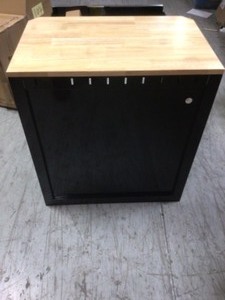Husky 28 in. W x 33 in. H x 18 in. D 1-Drawer 2-Door Steel Garage Base Cabinet not used see pictures