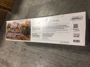 AllfitHD 50 in. 26 cu. ft. Lawn Sweeper not used see pictures