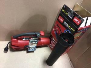 PowerJet F700 140 MPH 725 CFM 12 Amp Electric Handheld Leaf Blower by Toro&nbsp&nbspCustomer Returns Open Box See pictures