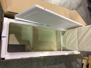 White Prefinished in-Wall Ironing Board&nbsp&nbspCustomer Returns Open Box See pictures