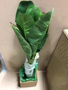 3 ft. Banana Tree by Nearly Natural&nbsp&nbspCustomer Returns Open Box See pictures