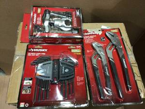 MIX LOT OF HUSKY TOOLS&nbsp&nbspCustomer Returns Open Box See pictures