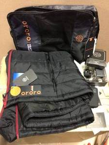 Womens X-Large Black 7.4-Volt Lithium-Ion Lightweight Heated Vest with (1) 5.2 Ah Battery and Charger by ORORO&nbsp&nbspCustomer Returns Open Box See pictures