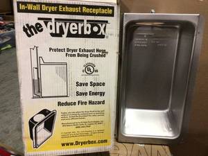4.25 in. Dryer Box Metal Recess by DRYERBOX&nbsp&nbspCustomer Returns Open Box See pictures