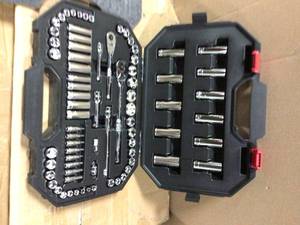 144-Tooth Mechanics Tool Set (75-Piece) by Husky&nbsp&nbspCustomer Returns Open Box See pictures
