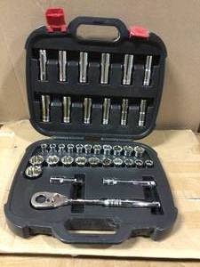 12 in. Drive Mechanics Tool Set (37-Piece) by Husky&nbsp&nbspCustomer Returns Open Box See pictures
