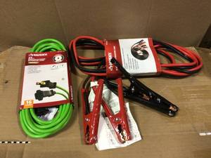 Husky  8-Gauge 12 ft. UL Booster Cable&nbsp&nbspCustomer Returns Open Box See pictures