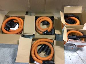 1-78 in. x 10 ft. Pro-Grade Locking Vacuum Hose Kit for RIDGID WetDry Shop Vacuums by RIDGID&nbsp&nbspCustomer Returns Open Box See pictures