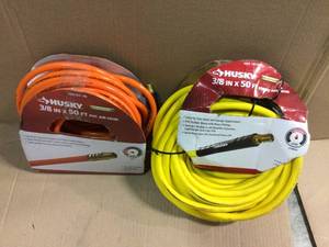 38 in. x 50 ft. PVC Air Hose by Husky&nbsp&nbspCustomer Returns Open Box See pictures