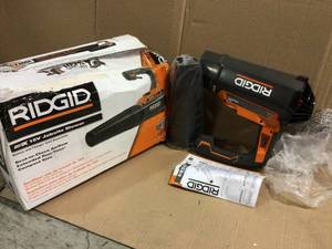 18-Volt Cordless 105 MPH Jobsite Handheld Blower (Tool Only) by RIDGID&nbsp&nbspCustomer Returns Open Box See pictures