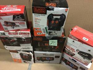 MIX LOT OF BATTERY CHARGER&nbsp&nbspCustomer Returns Open Box See pictures