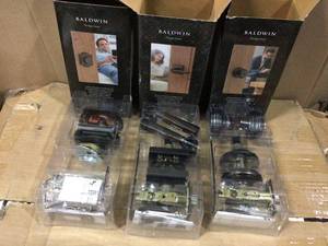 Prestige Carnaby Venetian Bronze BedBath Door Knob by Baldwin&nbsp&nbspCustomer Returns Open Box See pictures