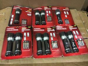 200 Lumens LED Virtually Unbreakable Aluminum Flashlight by Husky&nbsp&nbspCustomer Returns Open Box See pictures