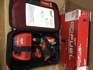 M12 FUEL 12-Volt Lithium-Ion Brushless Cordless 12 in. Hammer Drill Kit with 2.0 Ah Battery and Bag by Milwaukee&nbsp&nbspCustomer Returns Open Box See pictures
