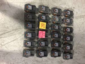 Lot of 24 Ridgid Genuine OEM R840087 18V Hyper Lithium-Ion 4AH Single Battery used all in good working condition