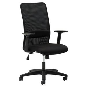 OIF Mesh High-Back Chair, Supports up to 225 lbs., Black SeatBlack Back, Black Base (SM4117)