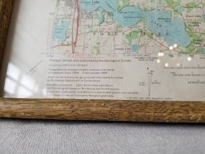 lot 17 image: 1955 USGS Forest Lake Minnesota Map