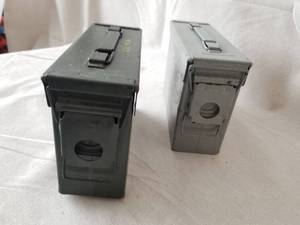 lot 43 image: 2 Small Ammo Boxes