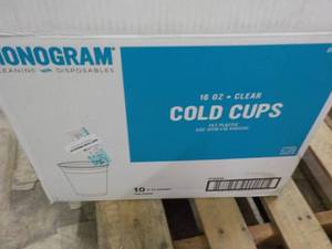 Case of 700 Monogram 16 oz Clear Co...