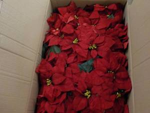 Large Box of Artificial Flowers...