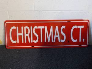 Christmas Ct Medal Sign 27 x 10...