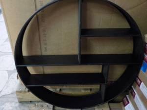 Metal Circular 24 Diameter Wall Sh...