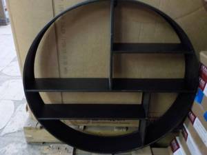 Metal Circular 24 Diameter Wall Sh...
