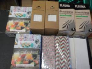 Lot of Paper Straws...