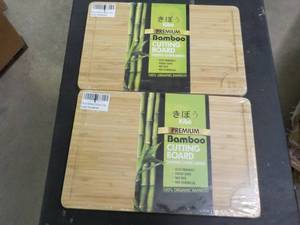 2 Bamboo Cutting Boards...