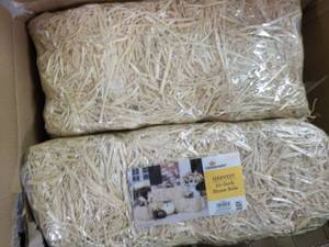 2 Straw Bales and Fall Flowers...
