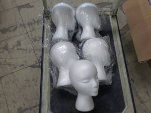 5 Styro Foam Display Heads...