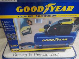 Good Year Air Compressor 3 Gallon O...