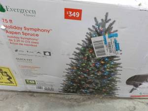 Artificial Xmas Tree 7.5 ft Holida...