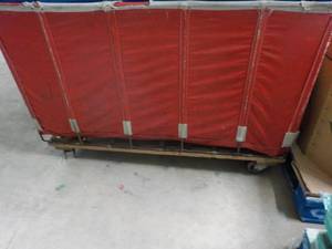 Red Delivery Cart on Wheels 34 x 53...