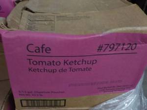 3 -1.5 gallons Caf Ketchup...