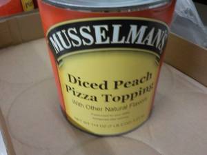 7 lb. 2 oz Can Diced Peaches past ...