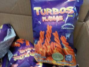 case of 64 - 2 oz bags Turbos Flama...