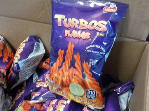 case of 64 - 2 oz bags Turbos Flama...