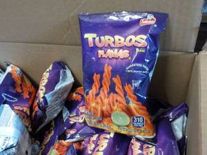 case of 64 - 2 oz bags Turbos Flama...