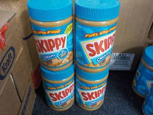 4 -16.3 oz Jars Skippy Creamy Peanu...
