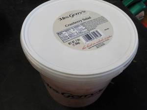 Mrs Gerrys 3 lb. tub Cranberry Sal...