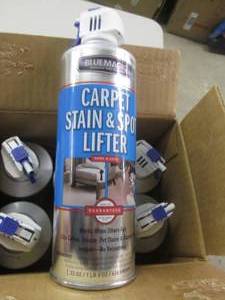 lot 420 image: 1 case of blue magic carpet stain a...